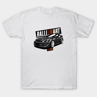 Black Lancer Evolution 6 Tommi Makinen T-Shirt